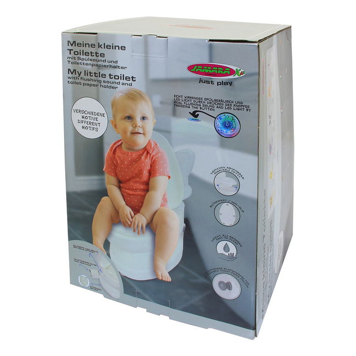 Jamara 460958 Bay Töpfchen Panda con Sonidos, Orinal Blanco y Negro para Niños desde 1.5 Años, Altura de Asiento 21.5cm, Peso Máx. 25KG Jamara 460958 Bay Töpfchen Panda con Sonidos, Orinal Blanco y Negro para Niños desde 1.5 Años, Altura de Asiento 21.5cm, Peso Máx. 25KG