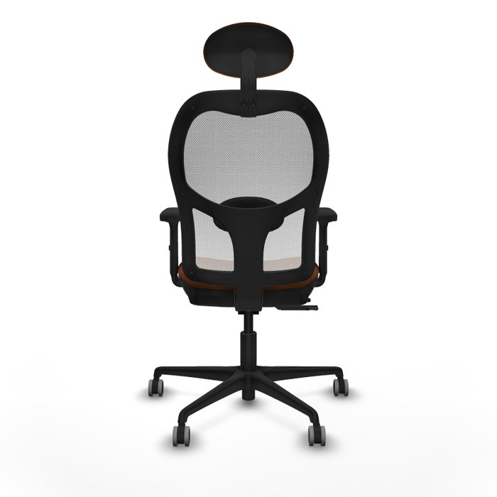 PIQUERAS Y CRESPO Silla de oficina Jorquera Marrón y Blanco PIQUERAS Y CRESPO Silla de oficina Jorquera Marrón y Blanco
