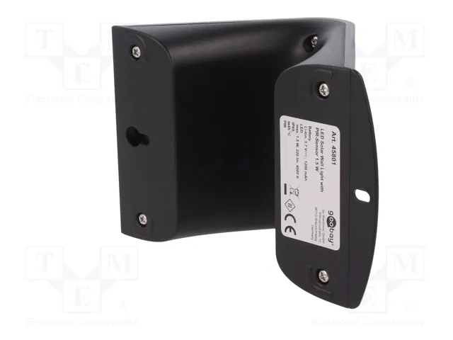 GOOBAY Lámpara solar LED de 1,5W con sensor de movimiento