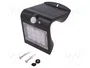 GOOBAY Lámpara solar LED de 1,5W con sensor de movimiento