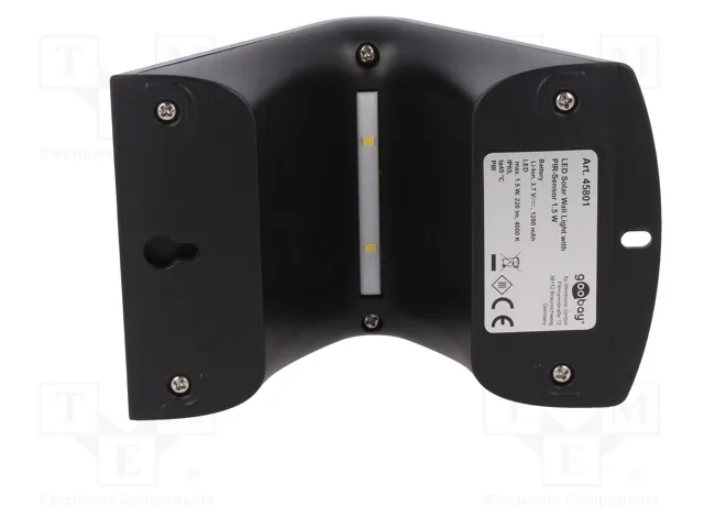 GOOBAY Lámpara solar LED de 1,5W con sensor de movimiento