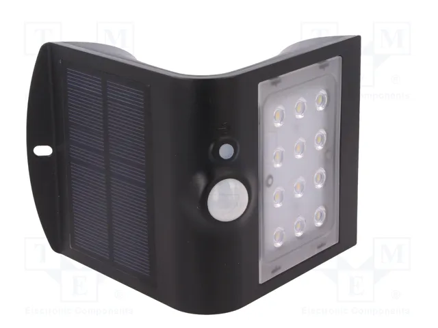 GOOBAY Lámpara solar LED de 1,5W con sensor de movimiento