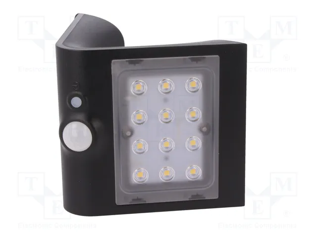 GOOBAY Lámpara solar LED de 1,5W con sensor de movimiento
