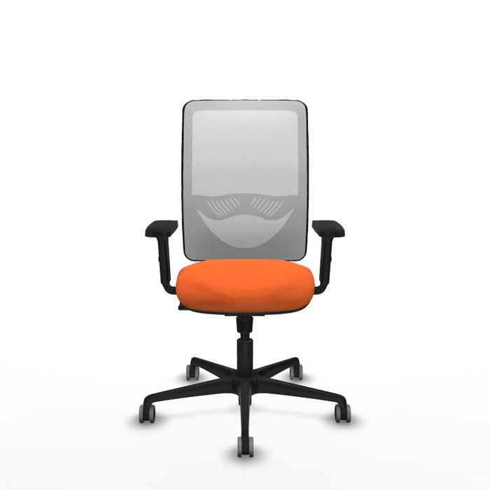 PIQUERAS Y CRESPO Silla de oficina Zulema Naranja y Blanco PIQUERAS Y CRESPO Silla de oficina Zulema Naranja y Blanco