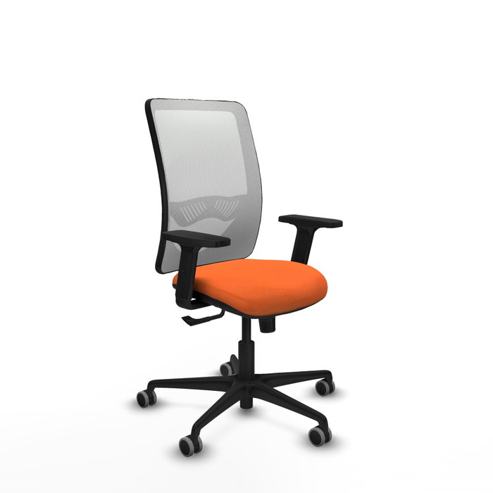 PIQUERAS Y CRESPO Silla de oficina Zulema Naranja y Blanco PIQUERAS Y CRESPO Silla de oficina Zulema Naranja y Blanco