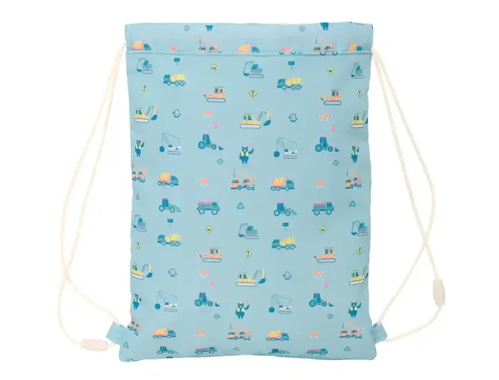 Bolsa Mochila con Cuerdas Safta Gruas 26 x 34 x 1 cm