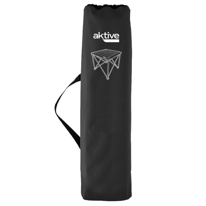 Aktive Mesa de camping plegable antivuelco negra Aktive Mesa de camping plegable antivuelco negra