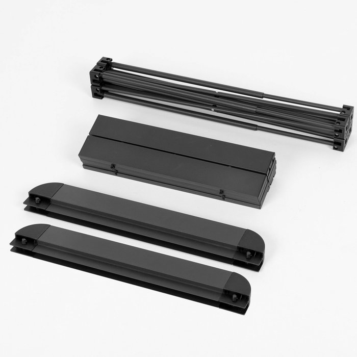 Aktive Mesa de camping plegable antivuelco negra Aktive Mesa de camping plegable antivuelco negra