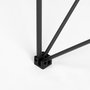 Aktive Mesa de camping plegable antivuelco negra