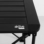 Aktive Mesa de camping plegable antivuelco negra