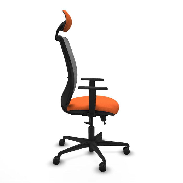 PIQUERAS Y CRESPO Silla de oficina Zulema Naranja y Gris PIQUERAS Y CRESPO Silla de oficina Zulema Naranja y Gris