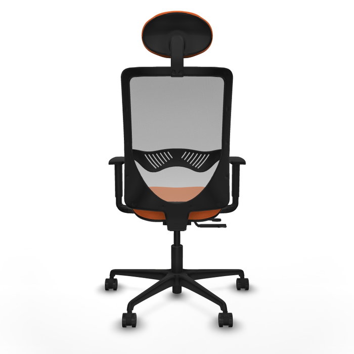 PIQUERAS Y CRESPO Silla de oficina Zulema Naranja y Gris PIQUERAS Y CRESPO Silla de oficina Zulema Naranja y Gris