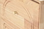 DKD Home Decor Cajonera Scandi Natural Qingyue Madera de Hevea 40 x 98 x 30 cm