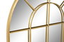 DKD Home Decor Espejo Ventana Dorado Hierro y Cristal