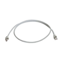 TELEGÄRTNER Patch cord S/FTP Cat 6a RJ45 15m gris