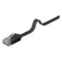Goobay Patchkabel RJ45 CAT.6 U/UTP plano de 1 metro negro