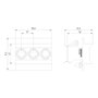 Siemens 5SG5653 Zócalo de fusible de inserción NEOZED con cubierta de protección contra contactos D02/63A