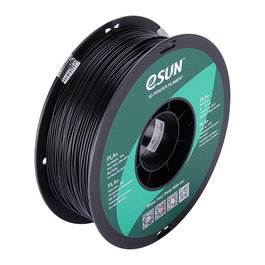 eSun PLA+ Filamento de Impresión 3D, Negro, 1.75mm, 1 kg, eSUN PLA+175B1, Alta Resistencia y Flexibilidad, Certificado FDA