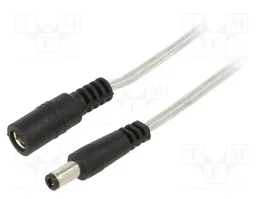 BQ CABLE Cable de Alimentación CC Plano 5m Transparente