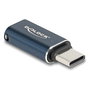 DeLOCK Adaptador 60688 USB 2.0 Tipo C Macho a Lightning Hembra PD 3.0 35W, Antracita, Velocidad 0.48 Gbit/s