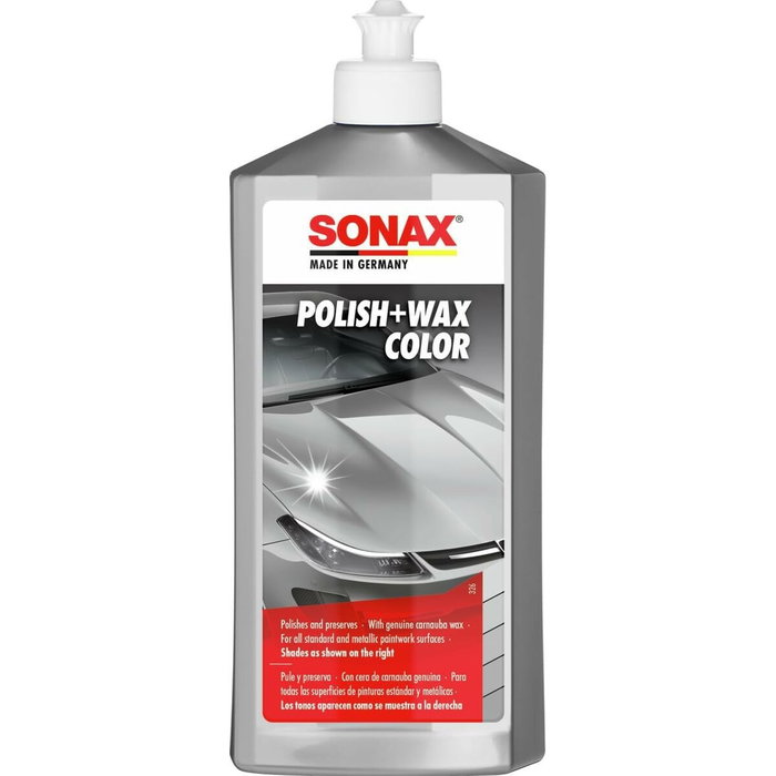 Sonax Abrillantador + Cera Plata/Gris 500ml