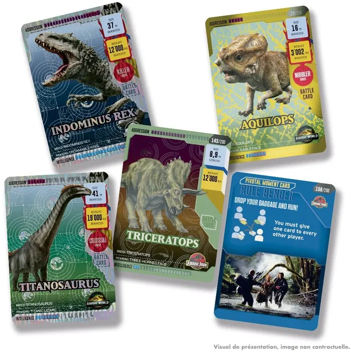 Panini Jurassic World 4 TCG Caja 18 Paquetes 144 Cartas + Carta Edición Limitada N.º 2 PAN8051708028423 Panini Jurassic World 4 TCG Caja 18 Paquetes 144 Cartas + Carta Edición Limitada N.º 2 PAN8051708028423