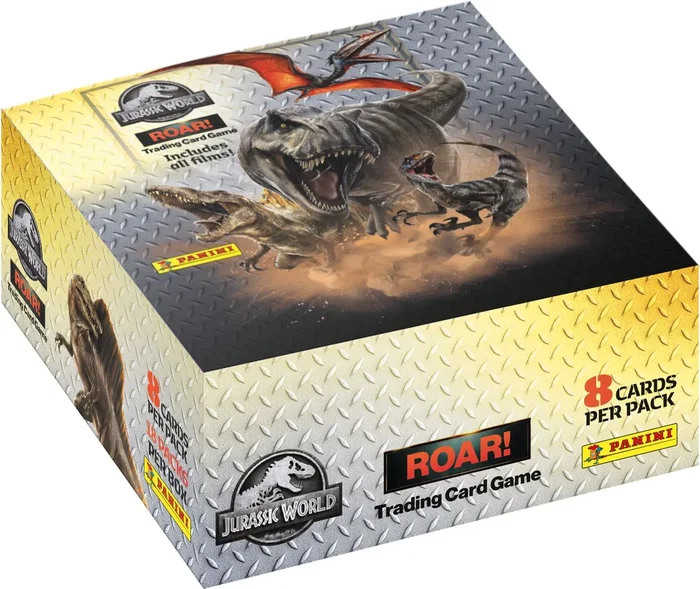Panini Jurassic World 4 TCG Caja 18 Paquetes 144 Cartas + Carta Edición Limitada N.º 2 PAN8051708028423 Panini Jurassic World 4 TCG Caja 18 Paquetes 144 Cartas + Carta Edición Limitada N.º 2 PAN8051708028423
