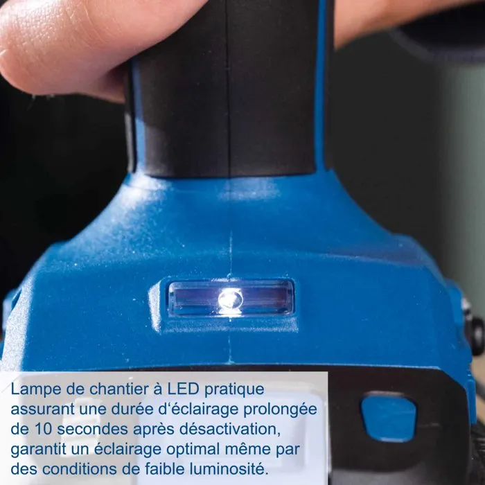 Scheppach Taladro Atornillador Inalámbrico 20V 45Nm C-DD45-X, Batería 2Ah y Cargador Incluidos, Portabrocas 13mm