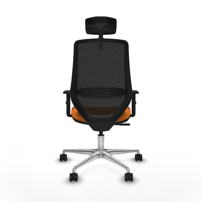PIQUERAS Y CRESPO Silla de oficina Mardos con Mecanismo Sincro Naranja y Negro PIQUERAS Y CRESPO Silla de oficina Mardos con Mecanismo Sincro Naranja y Negro