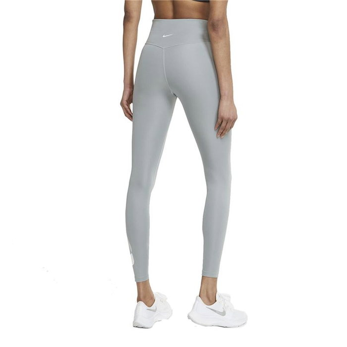 Mallas Deportivas de Mujer Nike Dri-FIT Swoosh Gris Mallas Deportivas de Mujer Nike Dri-FIT Swoosh Gris