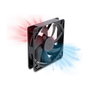 DeLOCK Ventilador axial 48 V DC, 120 x 120 x 25 mm con conector PWM de 4 pines, negro
