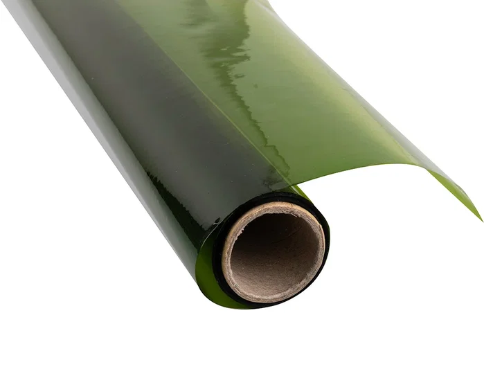 Liderpapel - Papel Celofán Verde, Rollo de 0.60 m de Ancho x 10 m de Largo, 30 g/m² para Envolver