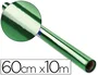 Liderpapel - Papel Celofán Verde, Rollo de 0.60 m de Ancho x 10 m de Largo, 30 g/m² para Envolver
