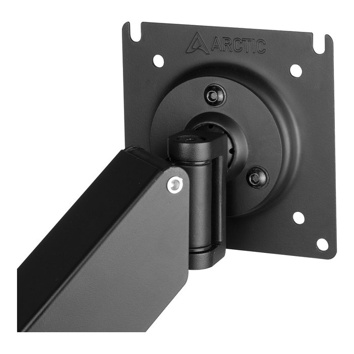 Arctic Soporte de Mesa X1-3D para Monitor Giratorio Inclinable y Ajustable con Resorte de Gas Soporta hasta 10kg y Gestiona Cables