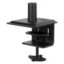 Arctic X1-3D Soporte de Mesa para Monitor con Elevación por Gas, Negro Mate