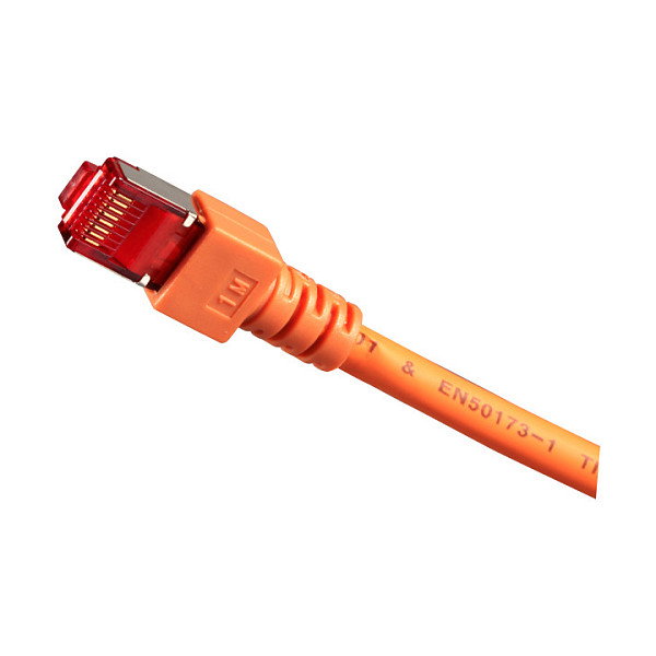 EFB Elektronik K5516.20 Patchkabel RJ45 Cat.6A S/FTP 20m Naranja