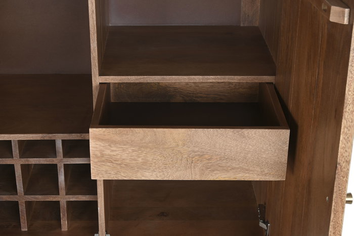 DKD Home Decor Botellero Mango Natural 156 x 90 x 45 cm