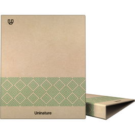 Uninature Carpeta Reciclada Anillas 4x25mm Kraft Soft A4 Verde 7323820