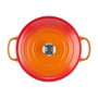 Le Creuset Signature Roaster round 24cm color rojo horno 21177240902430