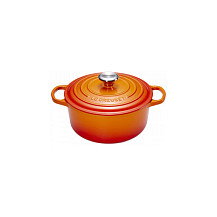 Le Creuset Signature Roaster redondo 24cm rojo Le Creuset Signature Roaster redondo 24cm rojo