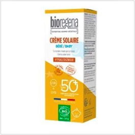 BIOREGENA Crema Solar Bebé SPF50+ 40ml Hipoalergénica Bio Piel Sensible