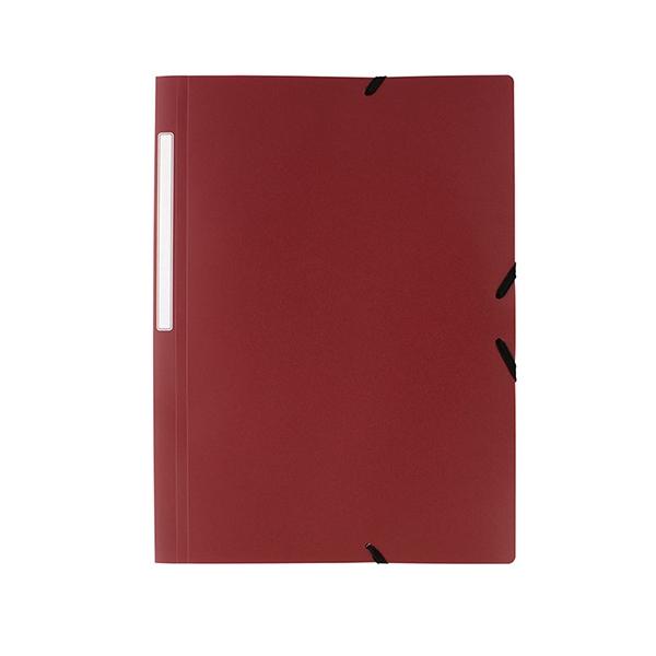 Grafoplas Carpeta Poligraf PP Folio Burdeos con Gomas y 3 Solapas Grafoplas Carpeta Poligraf PP Folio Burdeos con Gomas y 3 Solapas