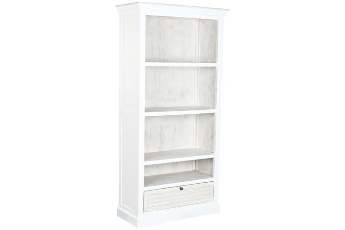 DKD Home Decor Estanteria Romantico Blanco 40 x 180 x 90 cm Material Mango
