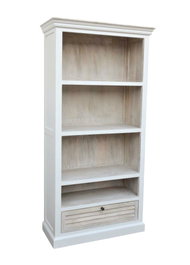 DKD Home Decor Estanteria Romantico Blanco 40 x 180 x 90 cm Material Mango