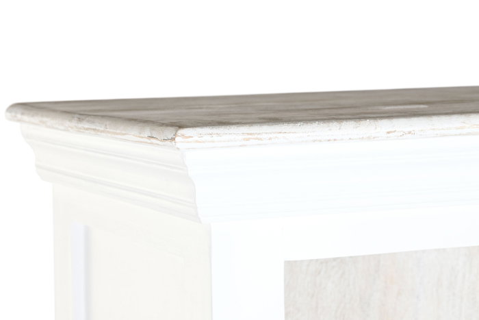 DKD Home Decor Estanteria Romantico Blanco 40 x 180 x 90 cm Material Mango