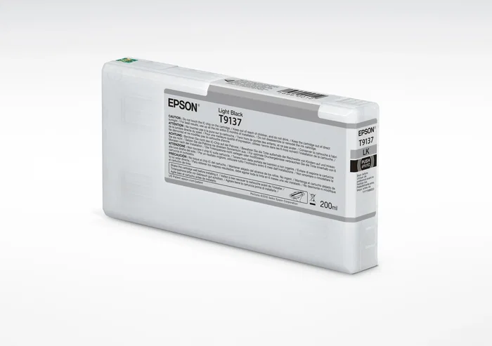 Epson T9137 Cartucho de Tinta Light Black (200ml) Epson T9137 Cartucho de Tinta Light Black (200ml)