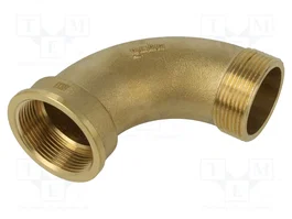 GEBO Conector Curva de 90° Macho-Hembra G 1 1/2 pulgadas