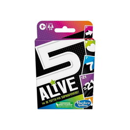 Hasbro Games Five Alive F4205 Juego de Cartas Familiar, Rápido y Divertido, Ideal para Fiestas y Viajes, Instrucciones en Italiano