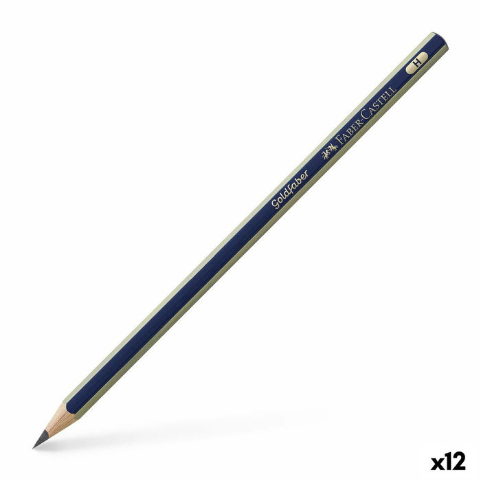 Faber Castell Lápiz de Grafito 1221 Goldfaber H (Set de 12) inevitable