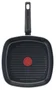 Tefal B55640 Sartén Parrilla Plaza de Aluminio con Revestimiento de Titanio y Thermo-Spot, Adecuada para Cocinas de Gas, Halógeno y Cerámico